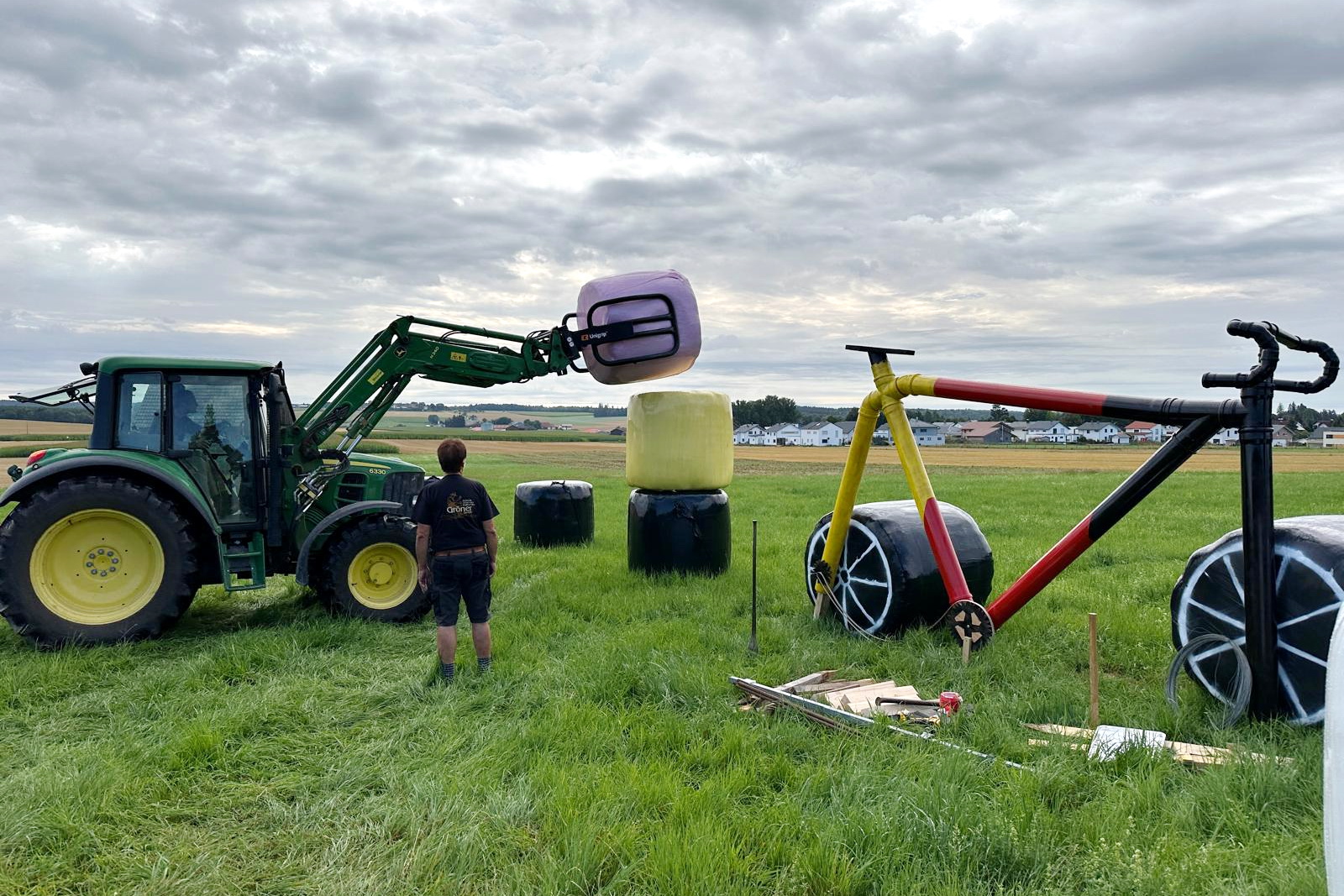 Dekoration für die Deutschland-Tour 2024