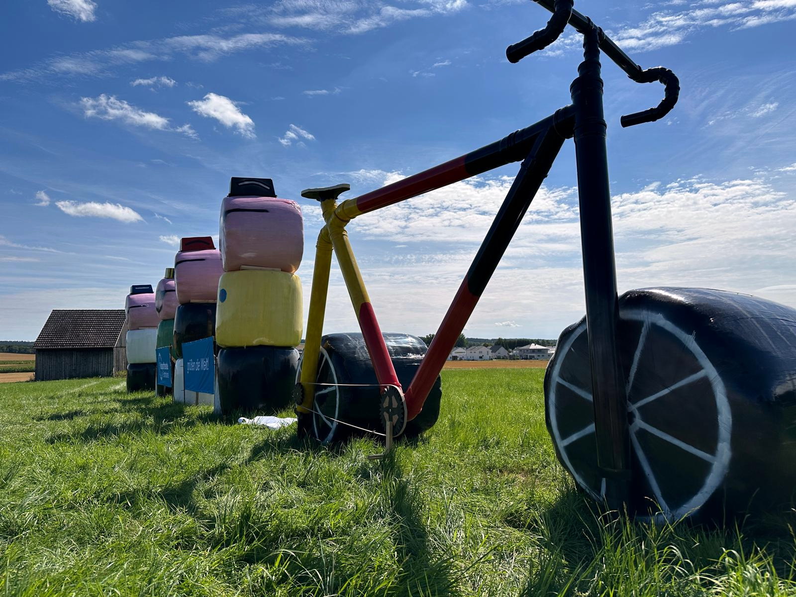 Dekoration für die Deutschland-Tour 2024