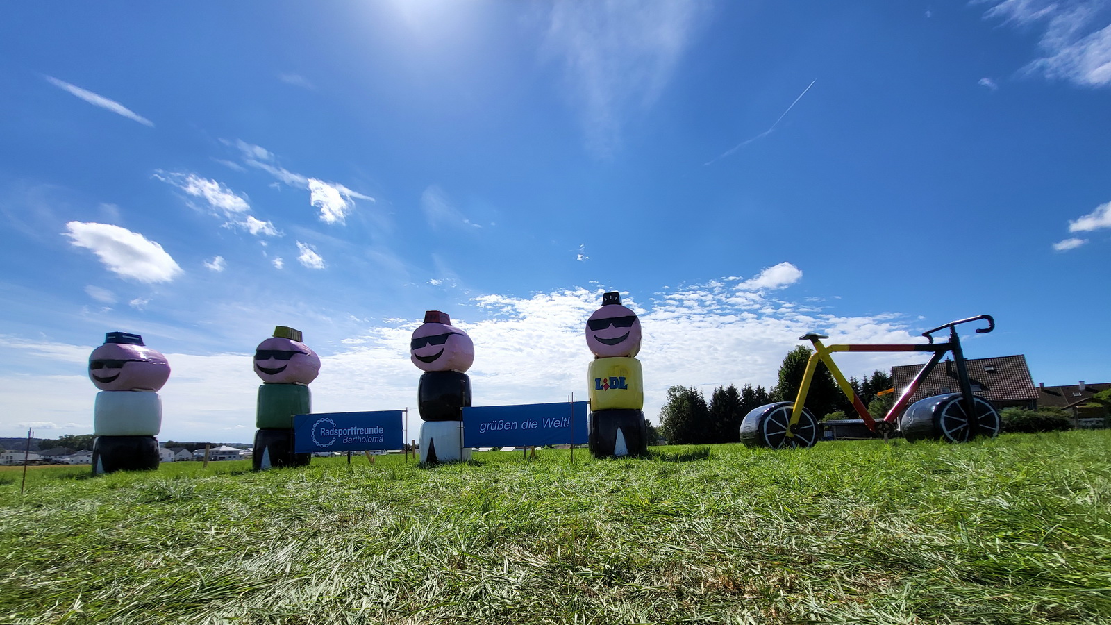 Dekoration für die Deutschland-Tour 2024