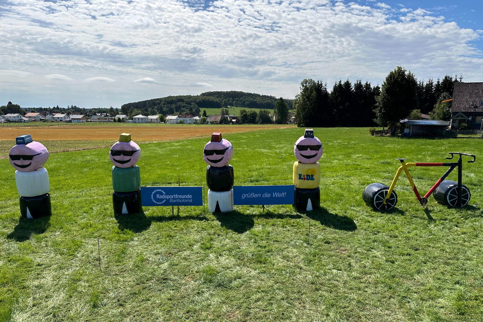 Dekoration für die Deutschland-Tour 2024