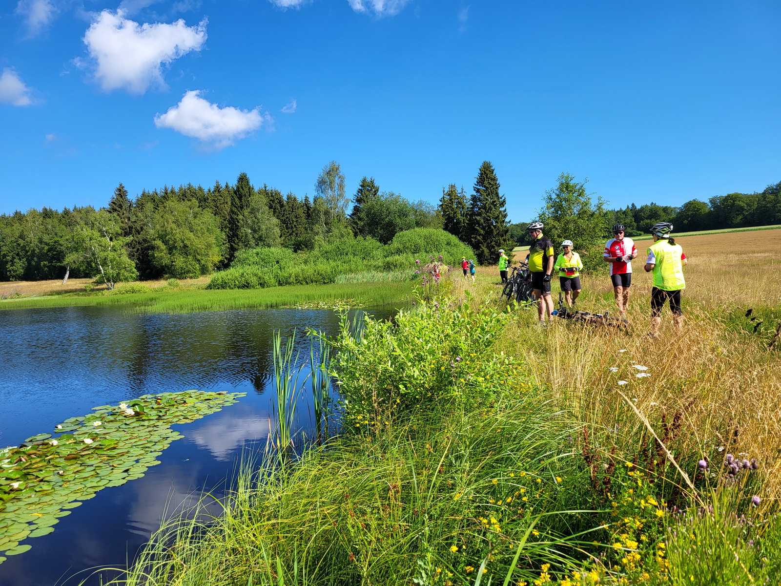 Mittwochsradler auf MTB-Tour