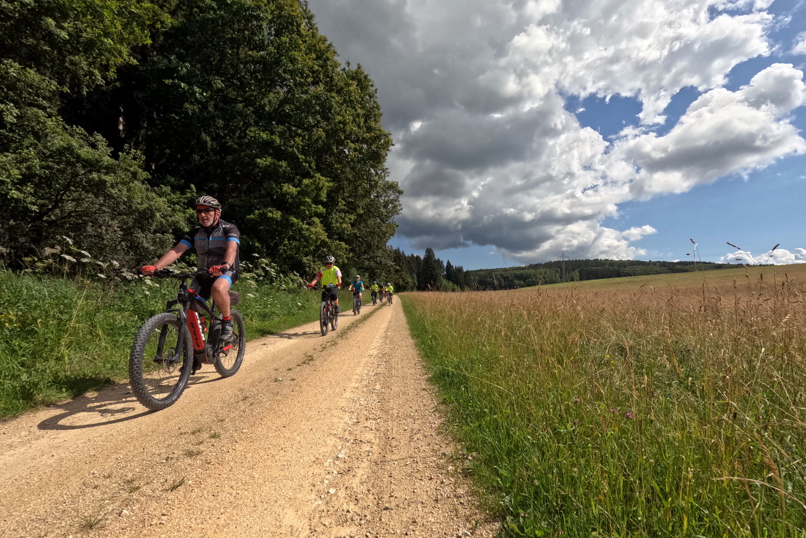 Mittwochsradler auf MTB-Tour