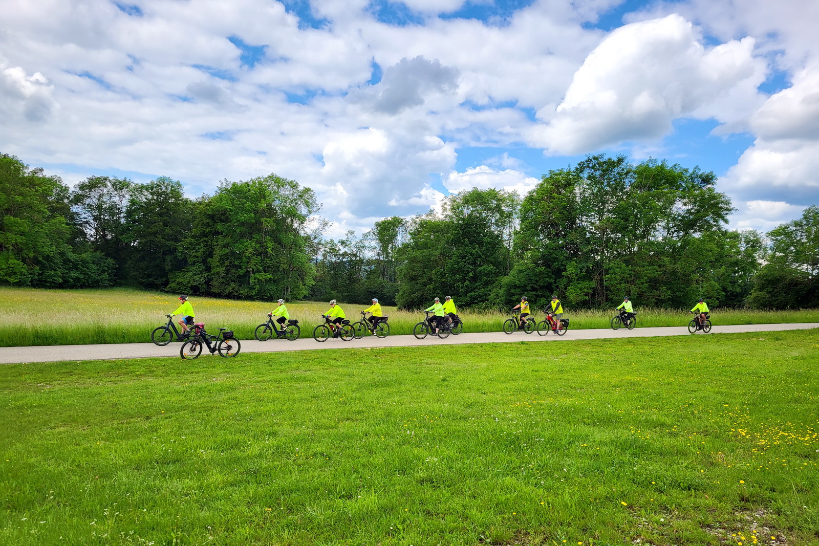 Mittwochsradler unterwegs nach Merklingen