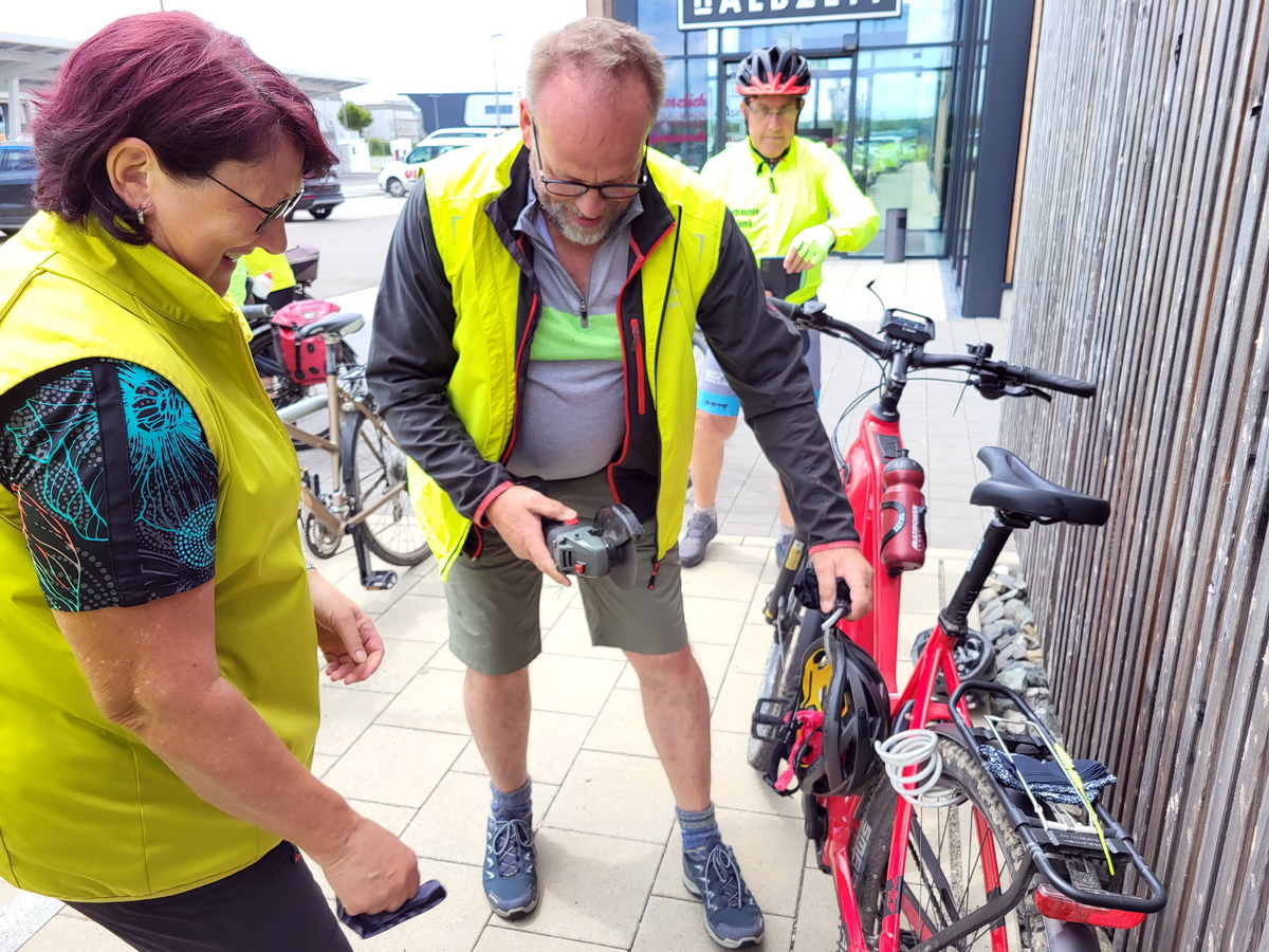 Mittwochsradler unterwegs nach Merklingen