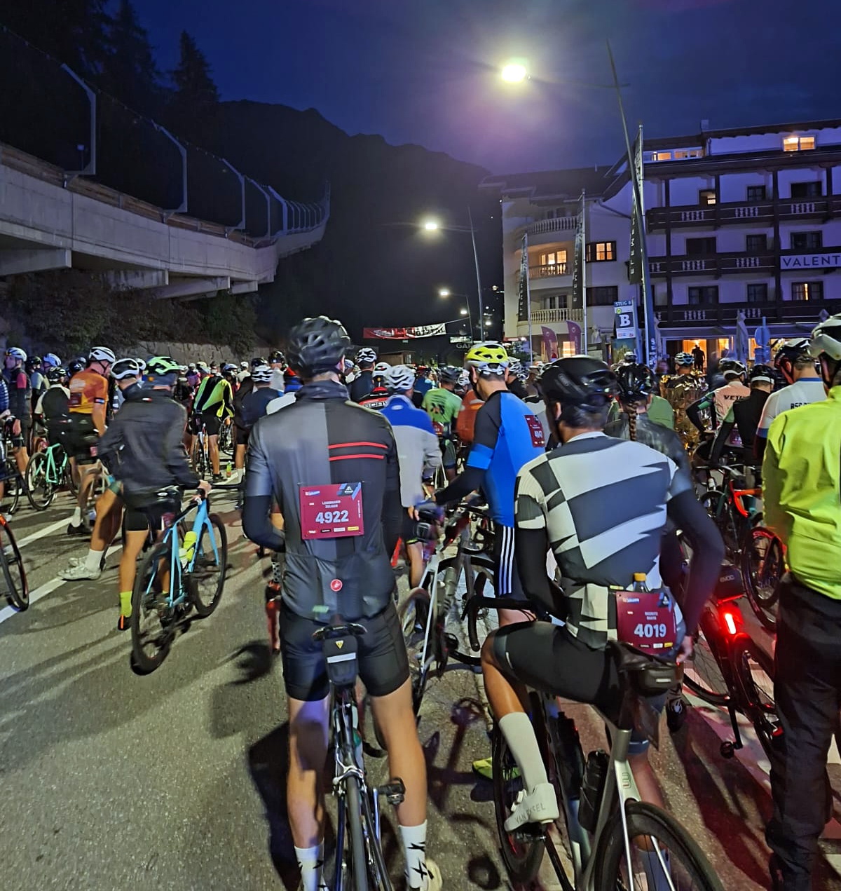 Radsportfreund beim Ötztaler Radmarathon