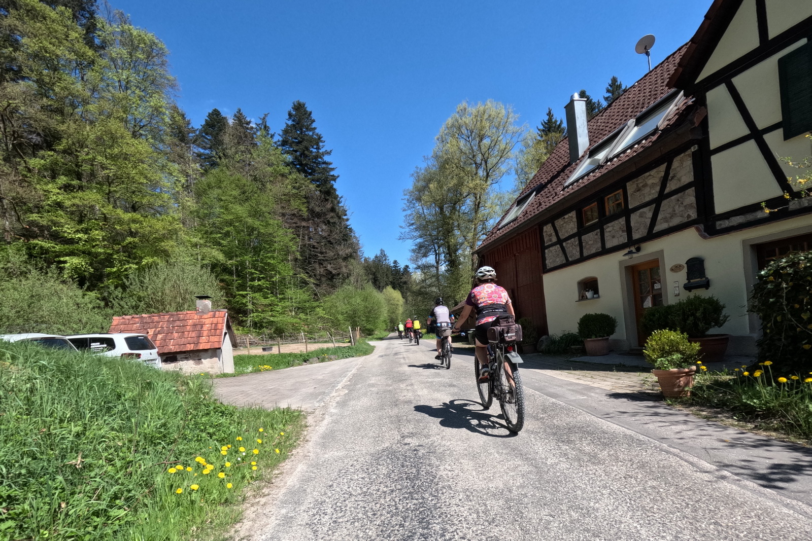 Mittwochsradler auf Maitour zum Altenbergturm