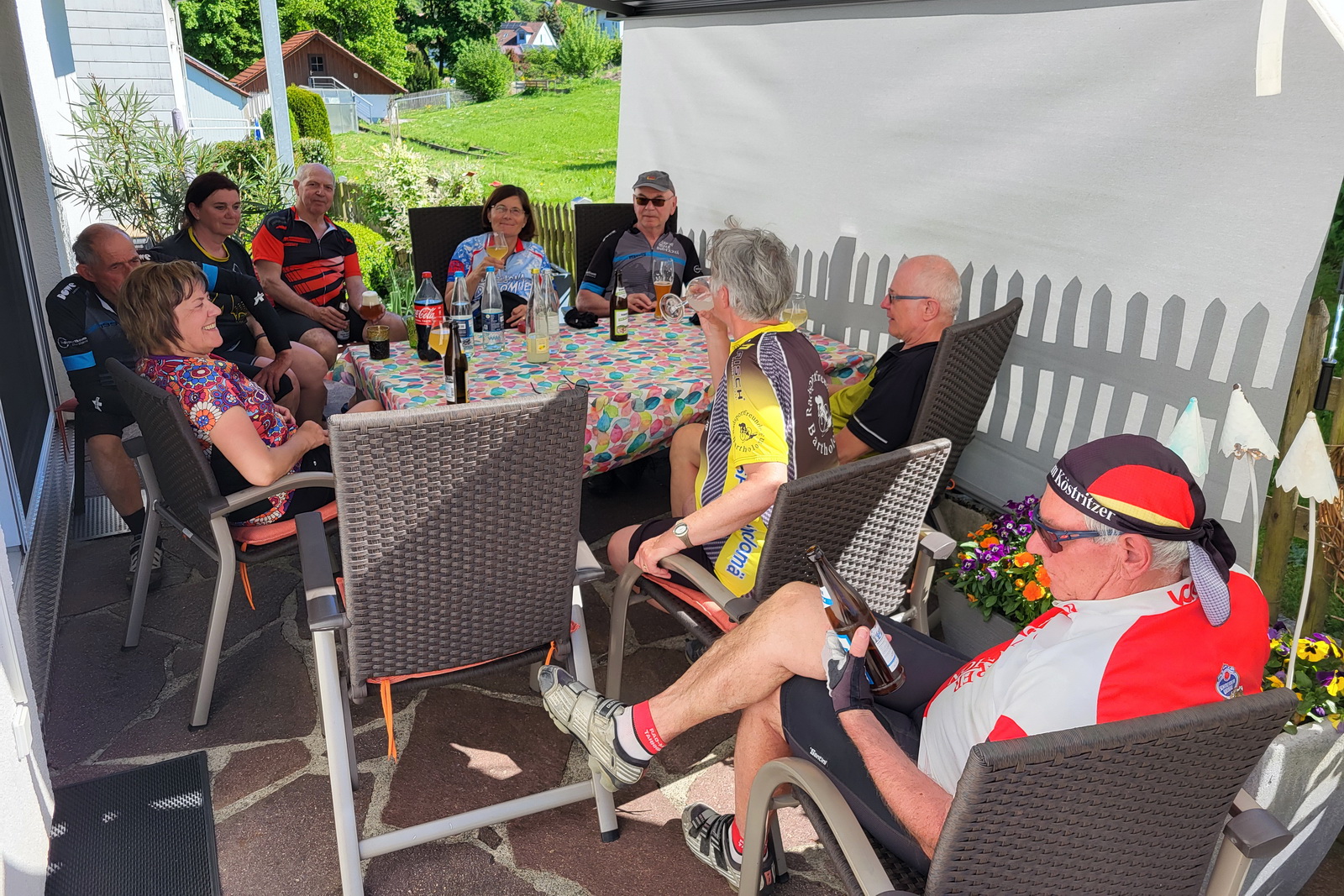 Mittwochsradler auf Maitour zum Altenbergturm
