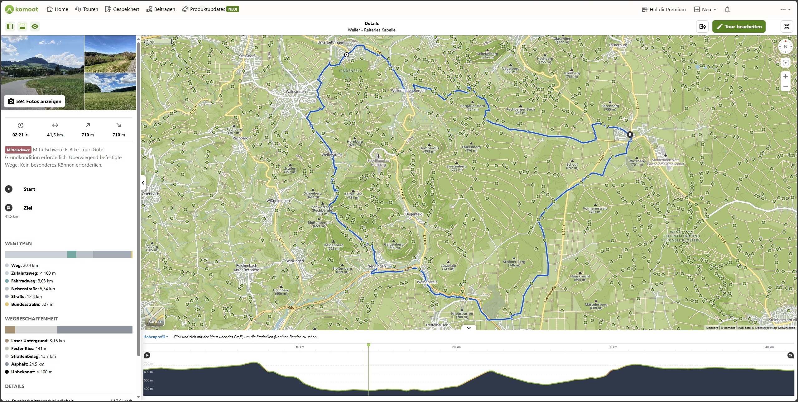 MTB-Tour über Weiler zur Reiterleskapelle