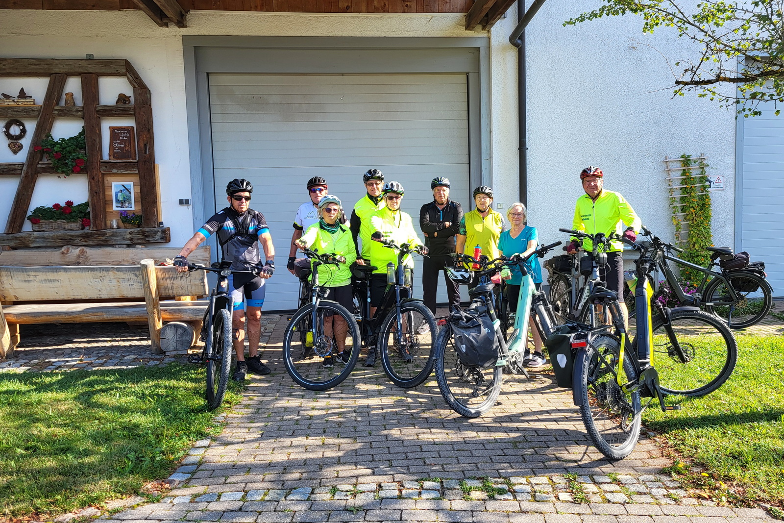 Mittwochsradler am Bucher Stausee
