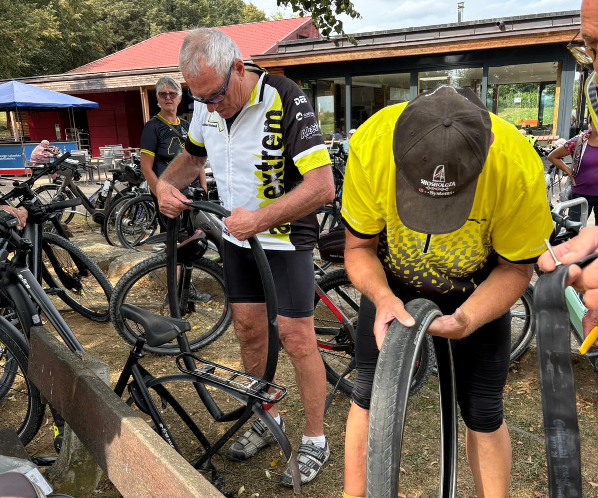 Mittwochsradler am Bucher Stausee