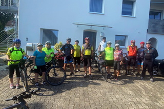 Mittwochsradler am Bucher Stausee