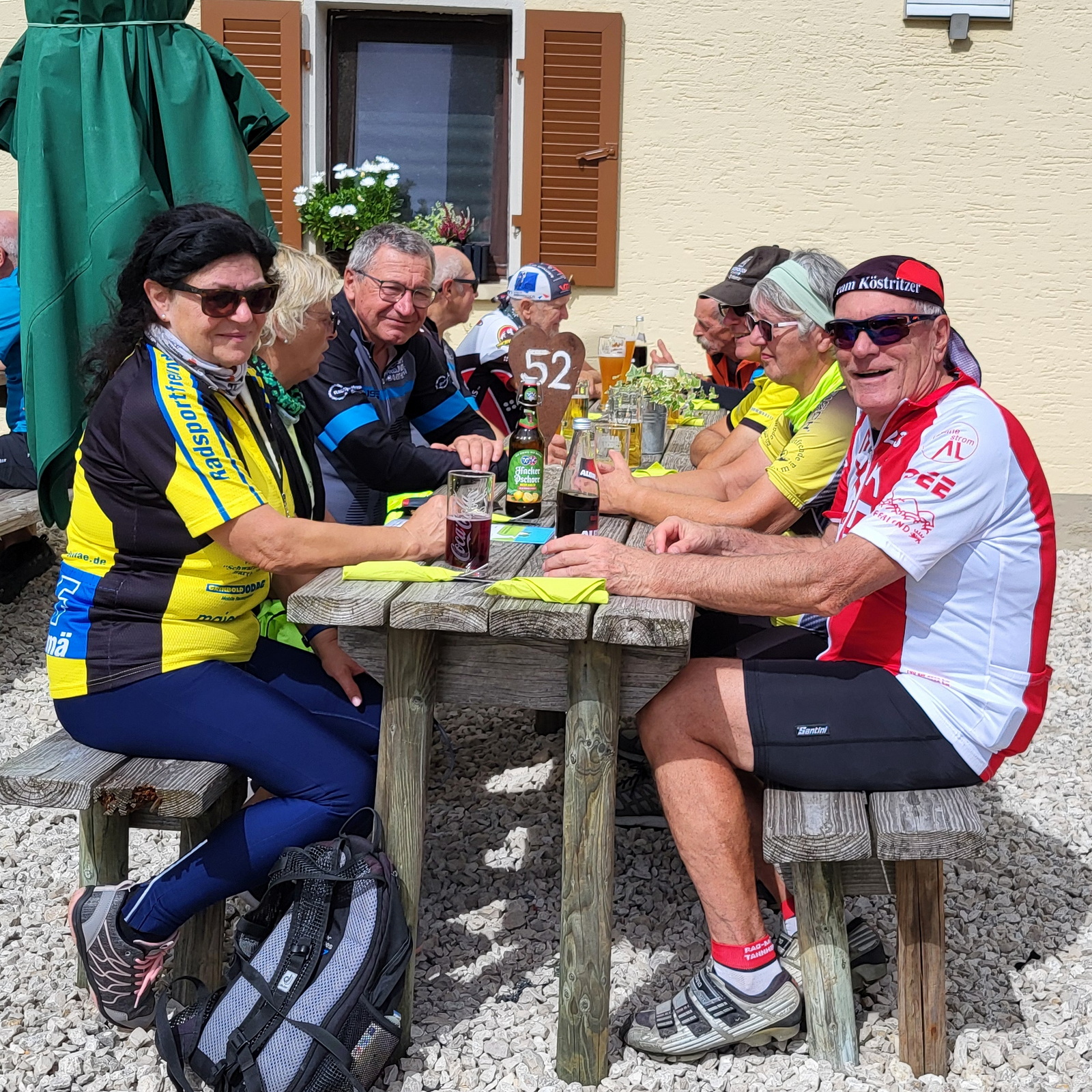 Mittwochsradler radeln über Küpfendorf nach Tauchenweiler