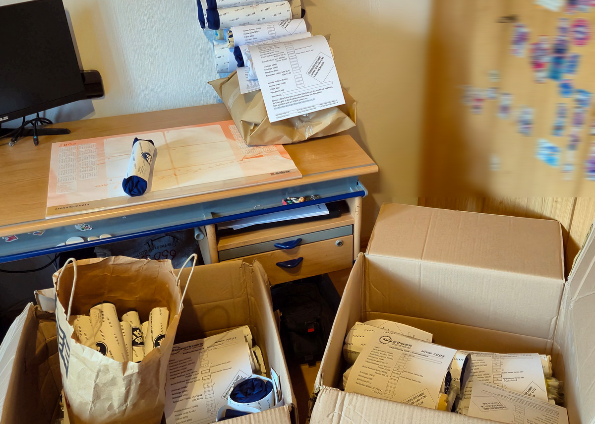 Artikel bereit zur Auslieferung