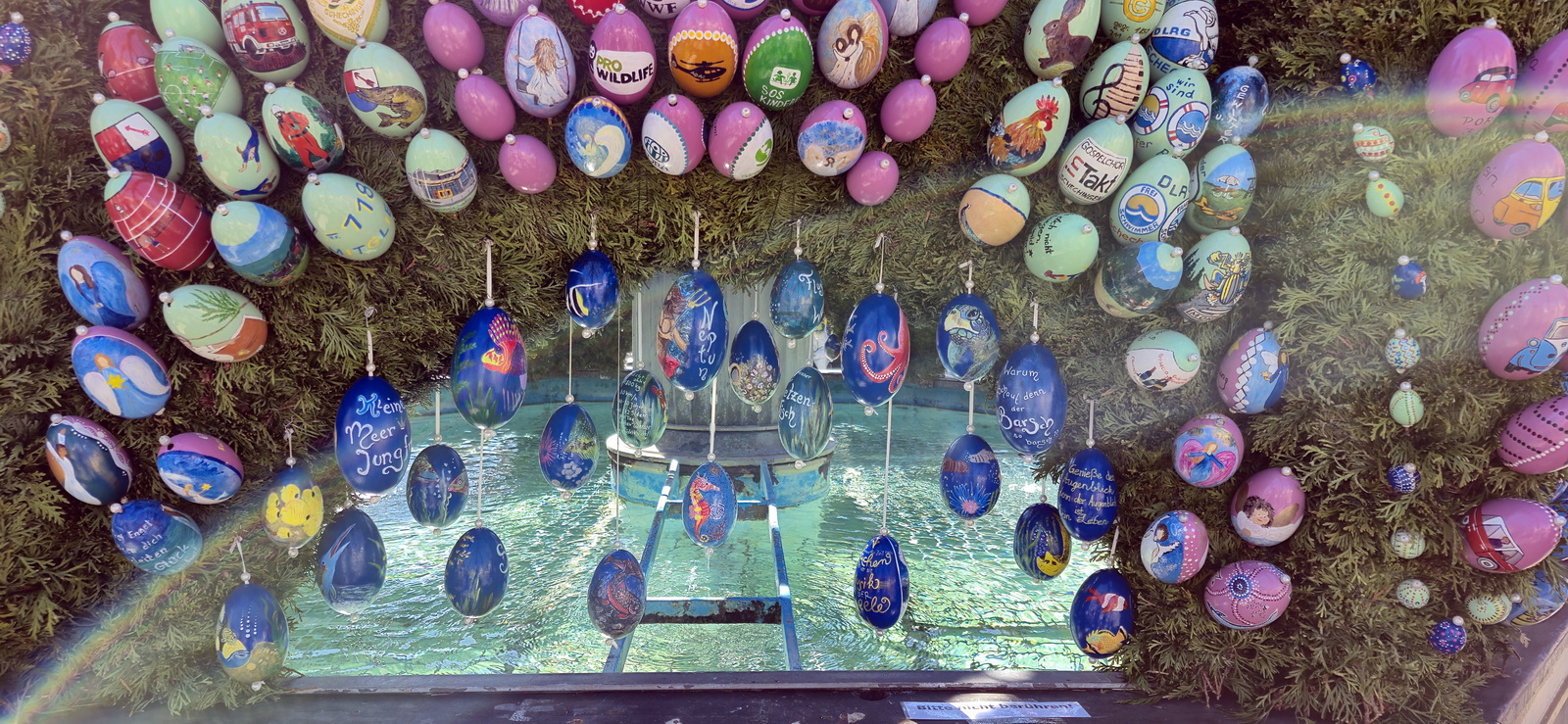 Mittwochsradler am Osterbrunnen in Schechingen