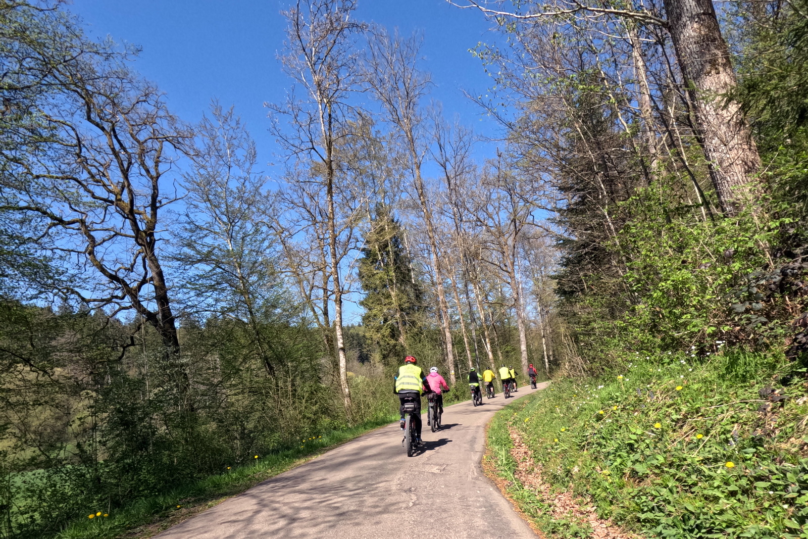 Mittwochsradler im Haselbachtal