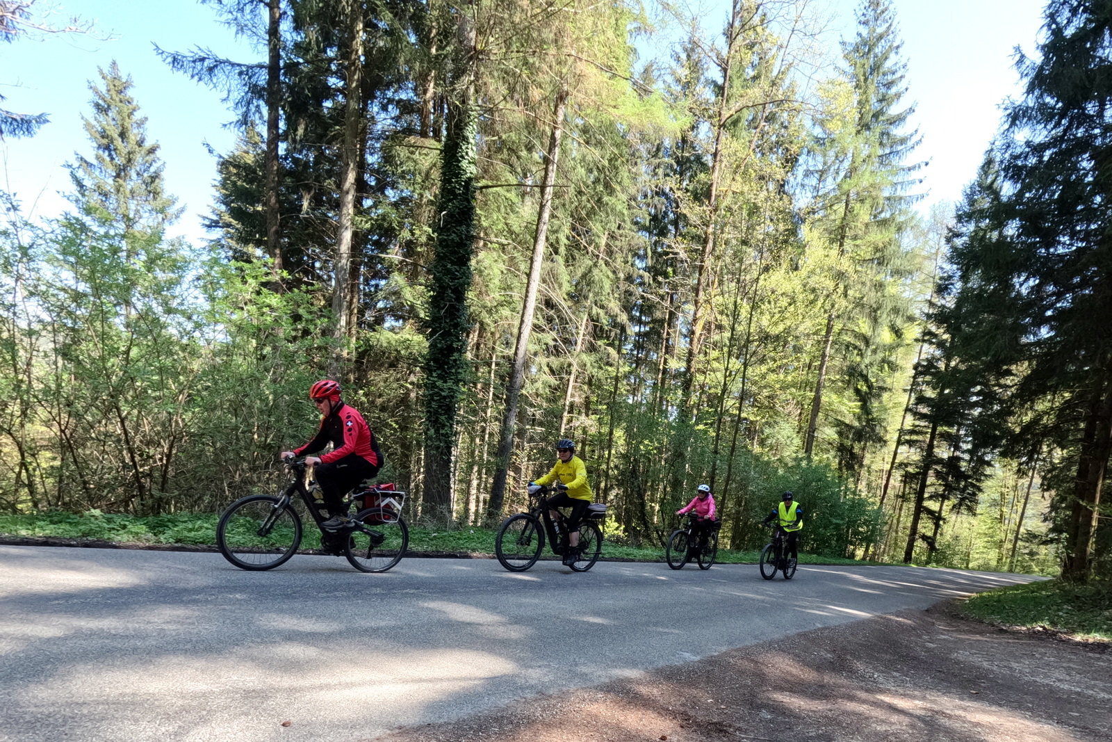 Mittwochsradler im Haselbachtal