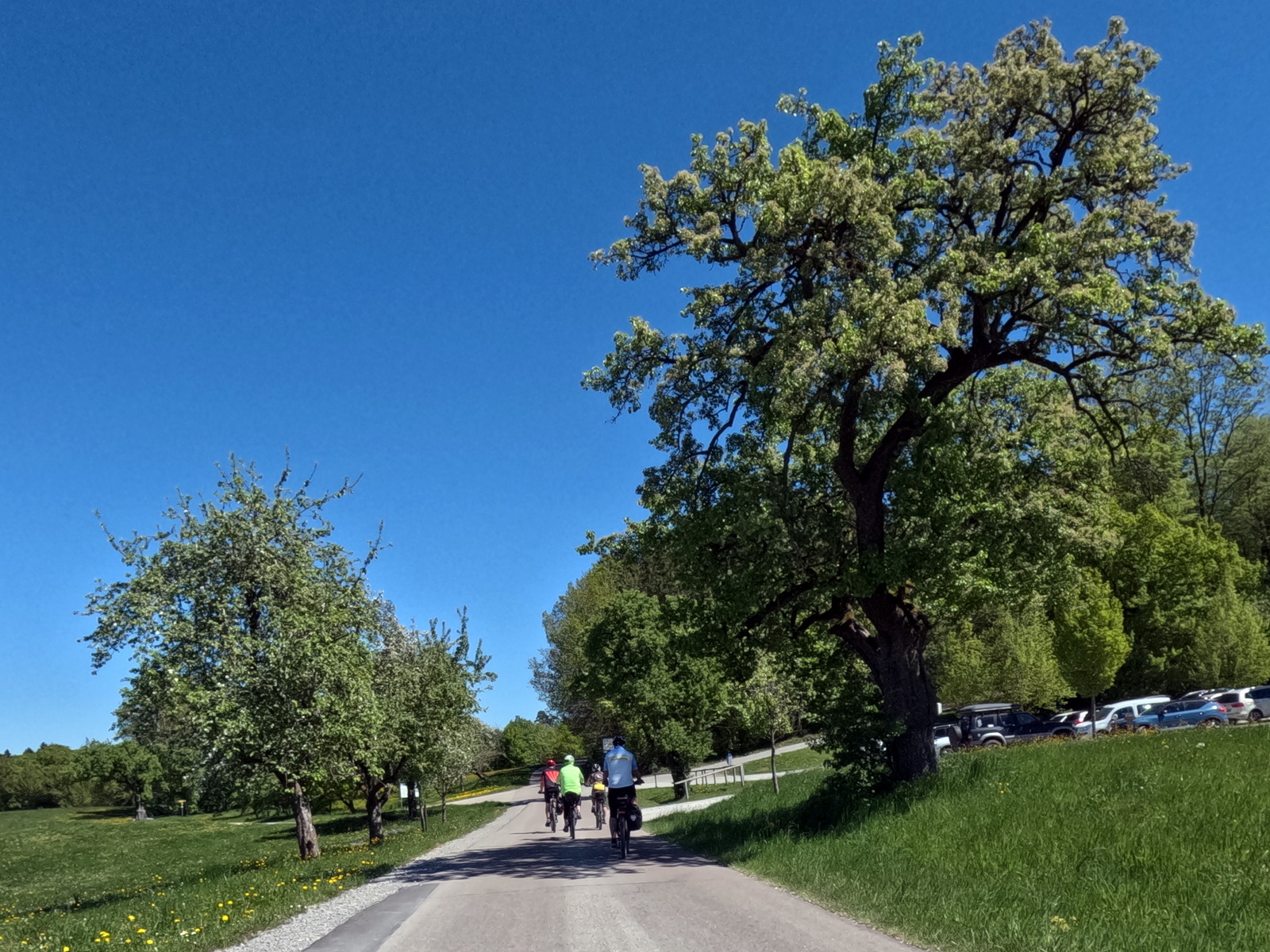 Mittwochsradler auf Mai-Tour am Altenberger Turm