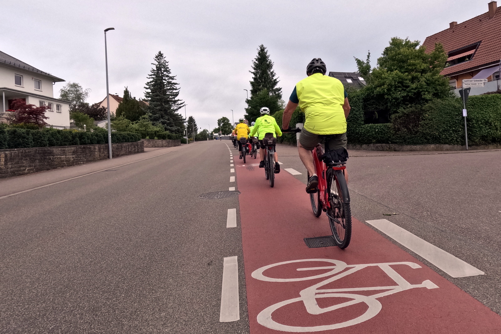 Mittwochsradler radeln nach Maitis und Donzdorf