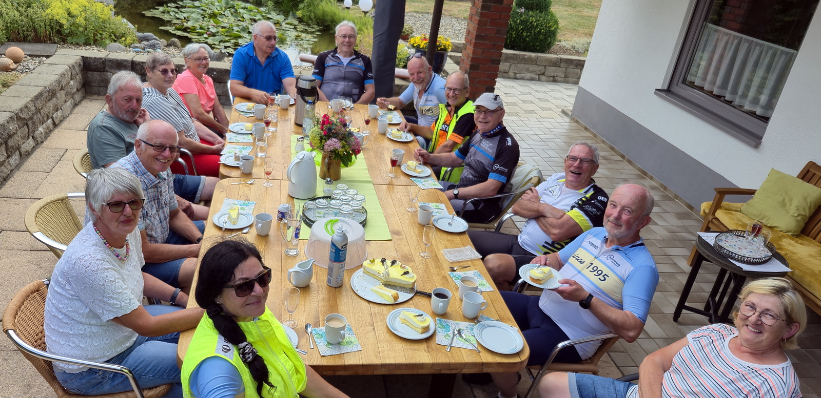 Mittwochsradler unterwegs nach Dettingen