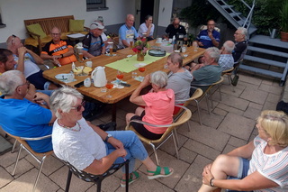 Mittwochsradler unterwegs nach Dettingen