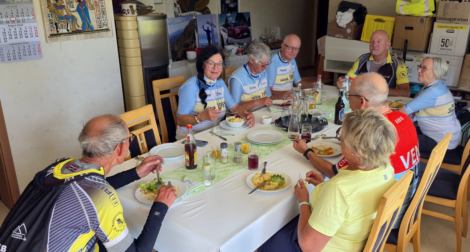 Mittwochsradler im Friedwald Wangen